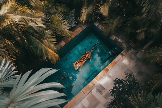 La piscina del tigre