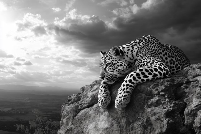 Siesta del leopardo