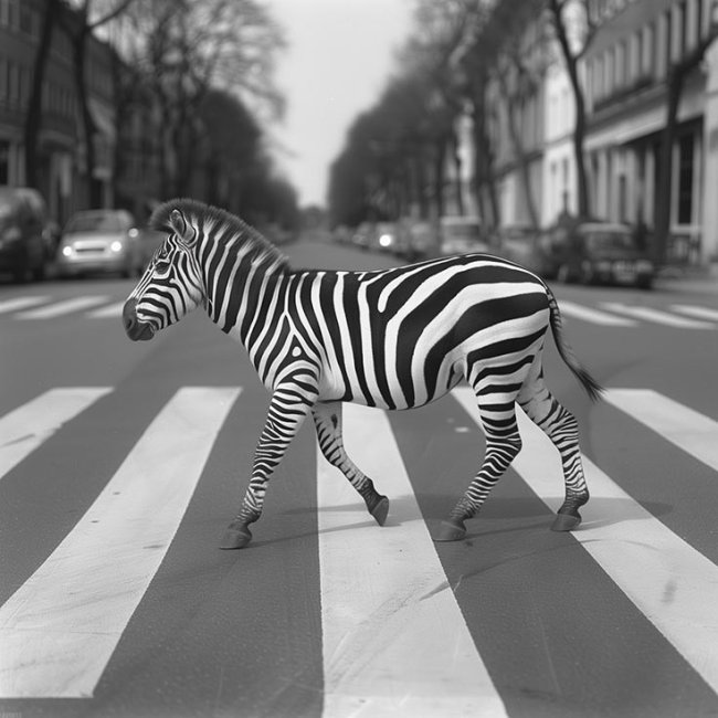 Cebra de paseo