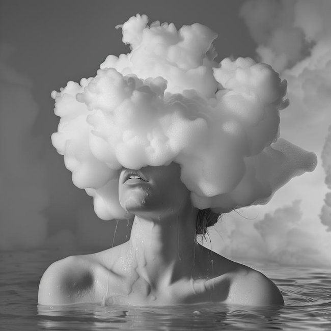 Nubes en la cabeza