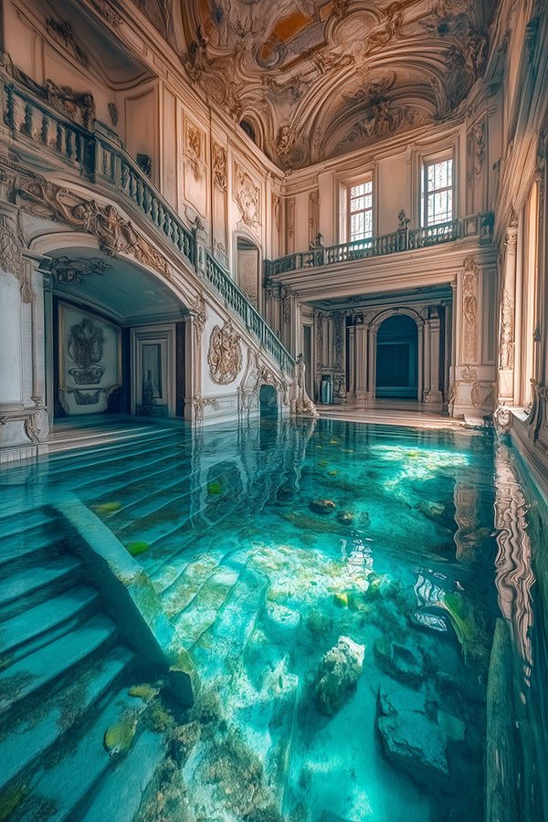 Palacio inundado