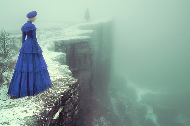 Lady blue