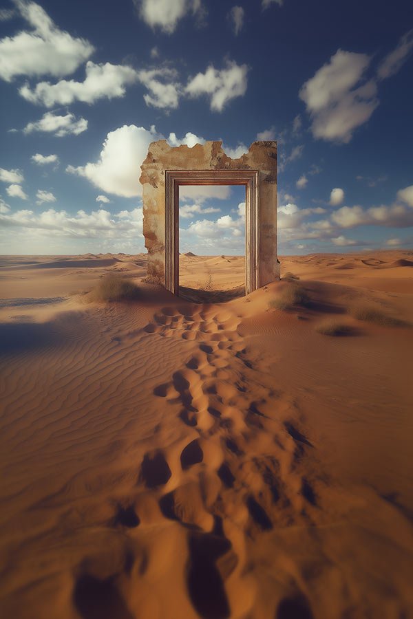 Puerta en el desierto