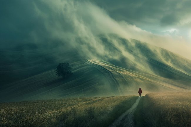 Camino hacia las nubes