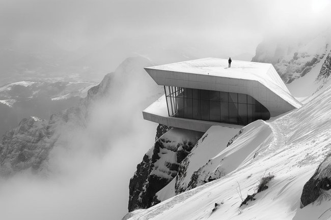 Casa blanca de montaña 1