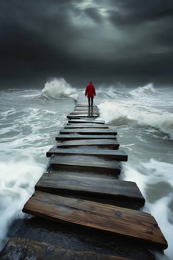 Pasarela hacia el mar
