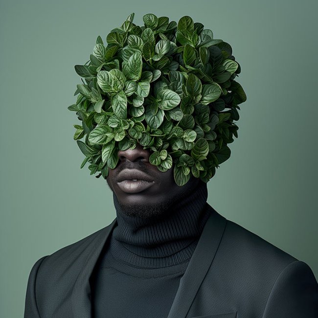 Una planta en la cabeza