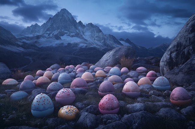 Rocas y pasteles