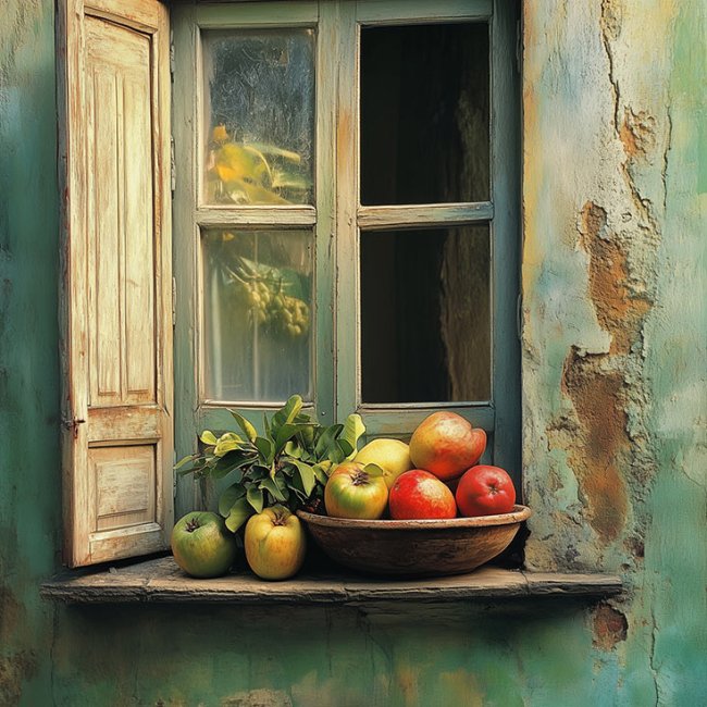 Ventana de pueblo