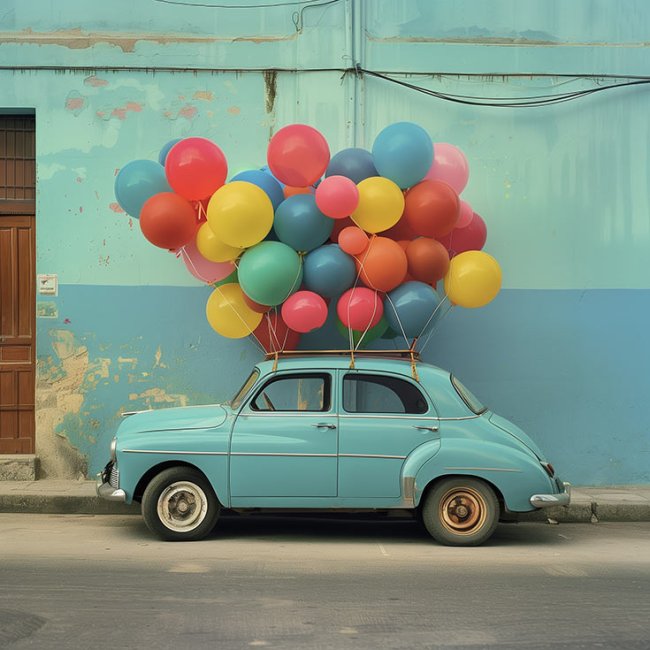 Transportando globos