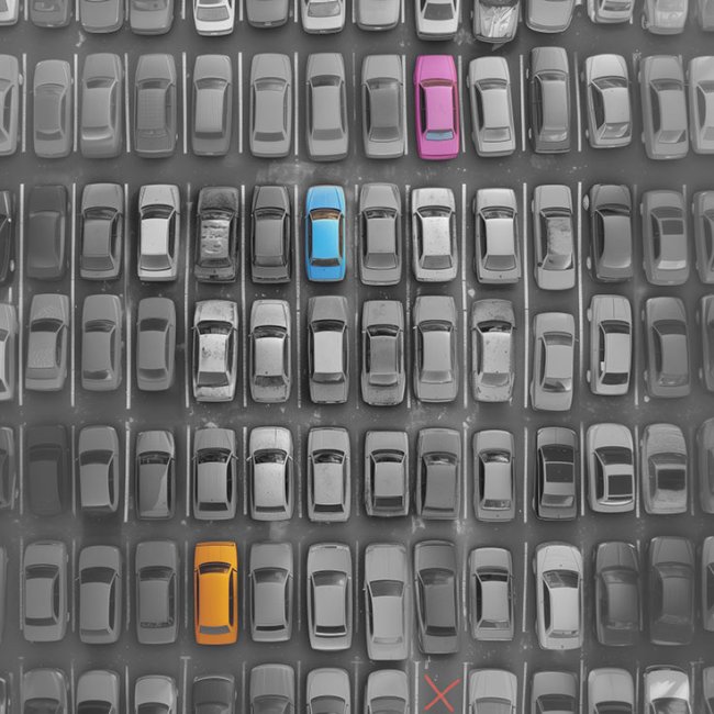 Parking multicolor